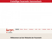 feuerwehr-hammerbach.de Webseite Vorschau