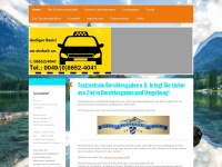 taxizentrale-berchtesgaden.de Webseite Vorschau