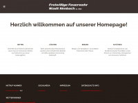 feuerwehr-simbach.de Webseite Vorschau