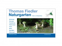 fiedler-naturgarten.de Webseite Vorschau