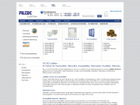 filtec-luftfilter.de Webseite Vorschau