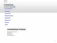 fimeba-maschinenbau.de Webseite Vorschau