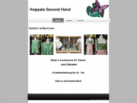 hoppala-second-hand.de Webseite Vorschau