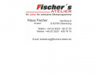 fischers-atelier.de Webseite Vorschau