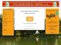 fischerverein-obing.de Webseite Vorschau