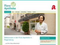 flora-apotheke-regensburg.de Webseite Vorschau