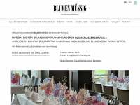 blumen-muessig.de Webseite Vorschau