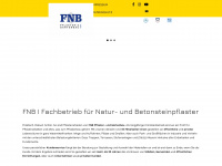 fnb-pflasterbau.de Webseite Vorschau