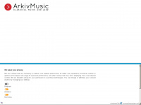 arkivmusic.com Webseite Vorschau