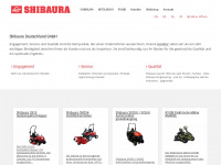shibaura.de Webseite Vorschau