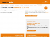 zahnersatz-mueller.de Webseite Vorschau