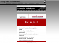 fotografie-wilhelmsen.com Webseite Vorschau