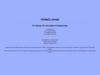 Fraenzl-gmbh.de
