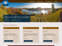 fasswein-boerse-franken.de Webseite Vorschau