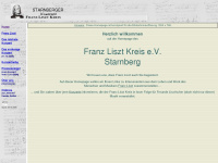 franz-liszt-kreis.de Webseite Vorschau