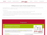 kulturstadel-hemau.de Webseite Vorschau