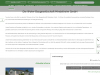 wbg-mindelheim.de Webseite Vorschau