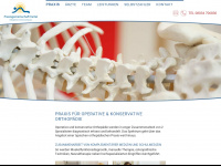 orthopaediepraxis-inntal.de Webseite Vorschau