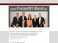 freizeit91-band.de Webseite Vorschau