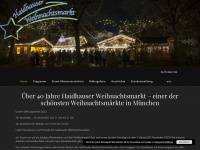 haidhauser-weihnachtsmarkt.de Webseite Vorschau