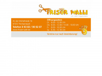 frisoer-walli.de Webseite Vorschau