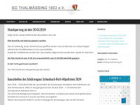 sg-thalmaessing.de Webseite Vorschau