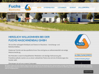 fuchs-maschinenbau.de Webseite Vorschau