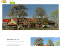 fuerstenhof-zehmann.de Webseite Vorschau
