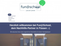 fun-at-school.de Webseite Vorschau