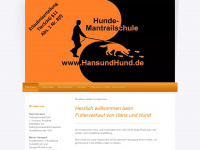 hansundhund.de Webseite Vorschau