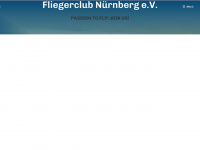 fliegerclub-nuernberg.de Webseite Vorschau