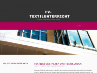 fv-textilunterricht.de Webseite Vorschau