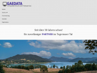 gaedata.de Webseite Vorschau