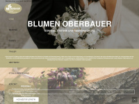 blumen-oberbauer.de Webseite Vorschau