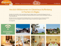 gaestehaus-auffenberg.de Webseite Vorschau