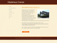 gaestehaus-cramer.de Webseite Vorschau