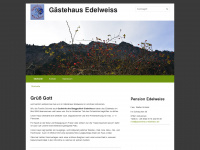gaestehaus-edelweiss.de Webseite Vorschau