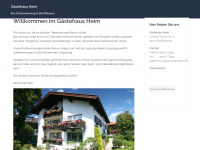 gaestehausheim.de Webseite Vorschau