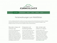gaestehaus-kammerloher.de Webseite Vorschau