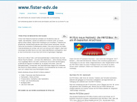 fister-edv.de Webseite Vorschau