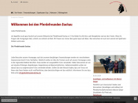 pferdefreunde-dachau.de Webseite Vorschau