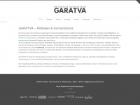 garatva-sonnenschutz.de Webseite Vorschau