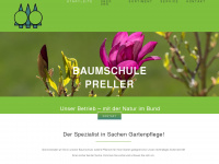 gartenbaumschule-preller.de Webseite Vorschau
