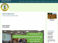 gartenbauverein-feucht.de Webseite Vorschau