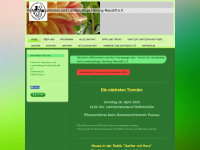 gartenbauverein-heining-neustift.de Webseite Vorschau