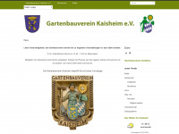 gartenbauverein-kaisheim.de Webseite Vorschau