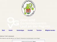 gartenbauverein-lauf.de Webseite Vorschau