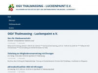 ogv-thalmassing.de Webseite Vorschau