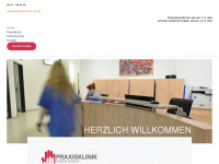 praxisklinik-in.de Webseite Vorschau