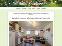 gasthaus-frankenhoehe.de Webseite Vorschau